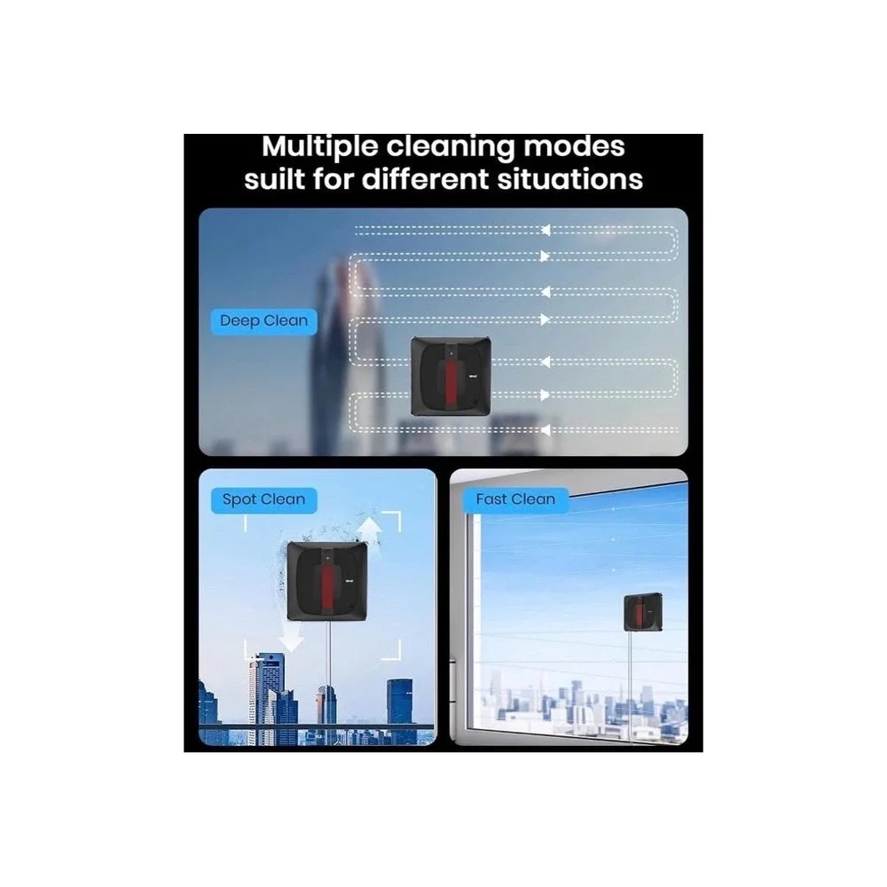 BNZ Nexus Ultra Window Cleaning Robot Dual Spray Glass Cleaner Auto Black